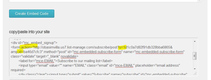 making your mailchimp signup form work on genesis without a plugin