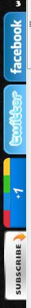 Custom vertical social media icons