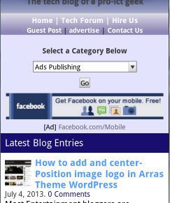 placing mobile adds unit in mobilepress and responsive themes
