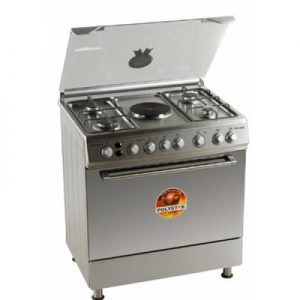 Polystar Polystar Gas Cooker, 4 GAS BURNER, 1 HOTPLATE- PVFS-80EG1