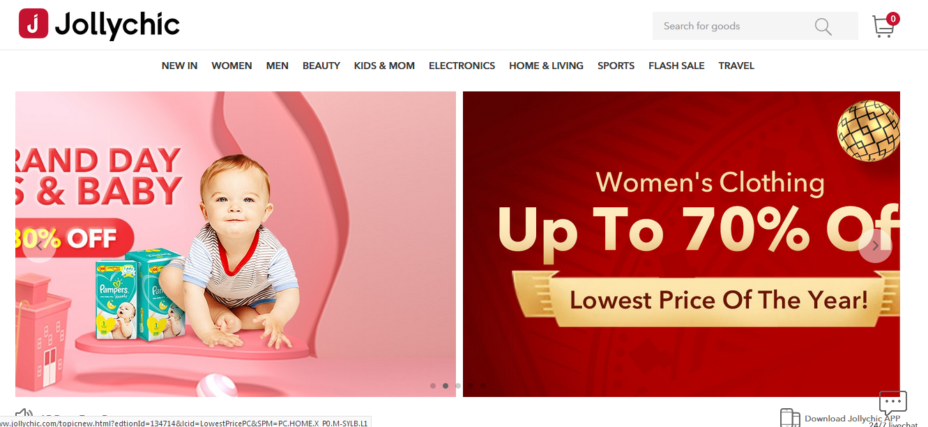 JollyChic: a Chinese online shopping site that ships to Nigeria