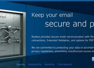 Runbox email only hosting services