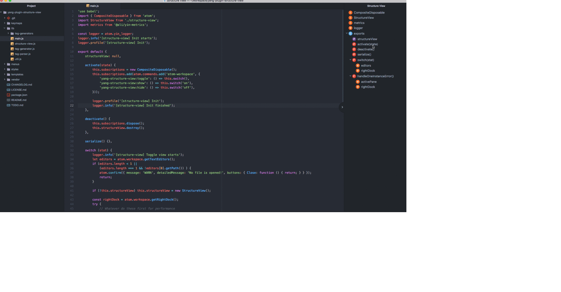 atom editor