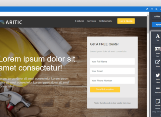 Aritic PinPoint Landing Page
