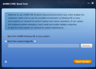 Aomei PXE Boot