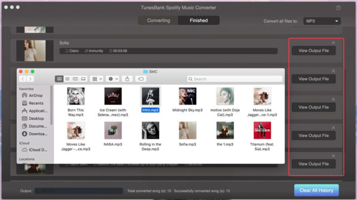 Get the Downloaded files