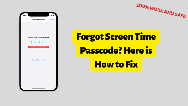 Fix Forgotten Screen Time Password on iPhone