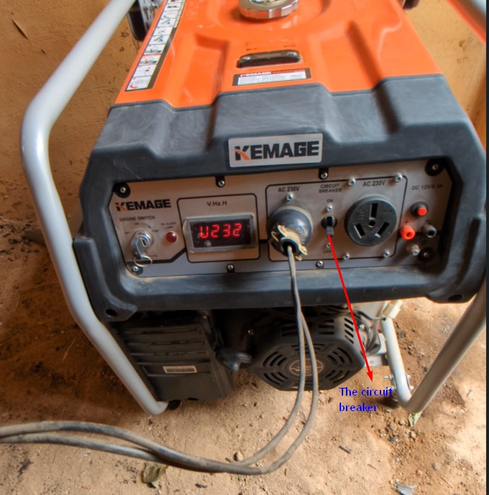 kemage generater cuicuit breaker
