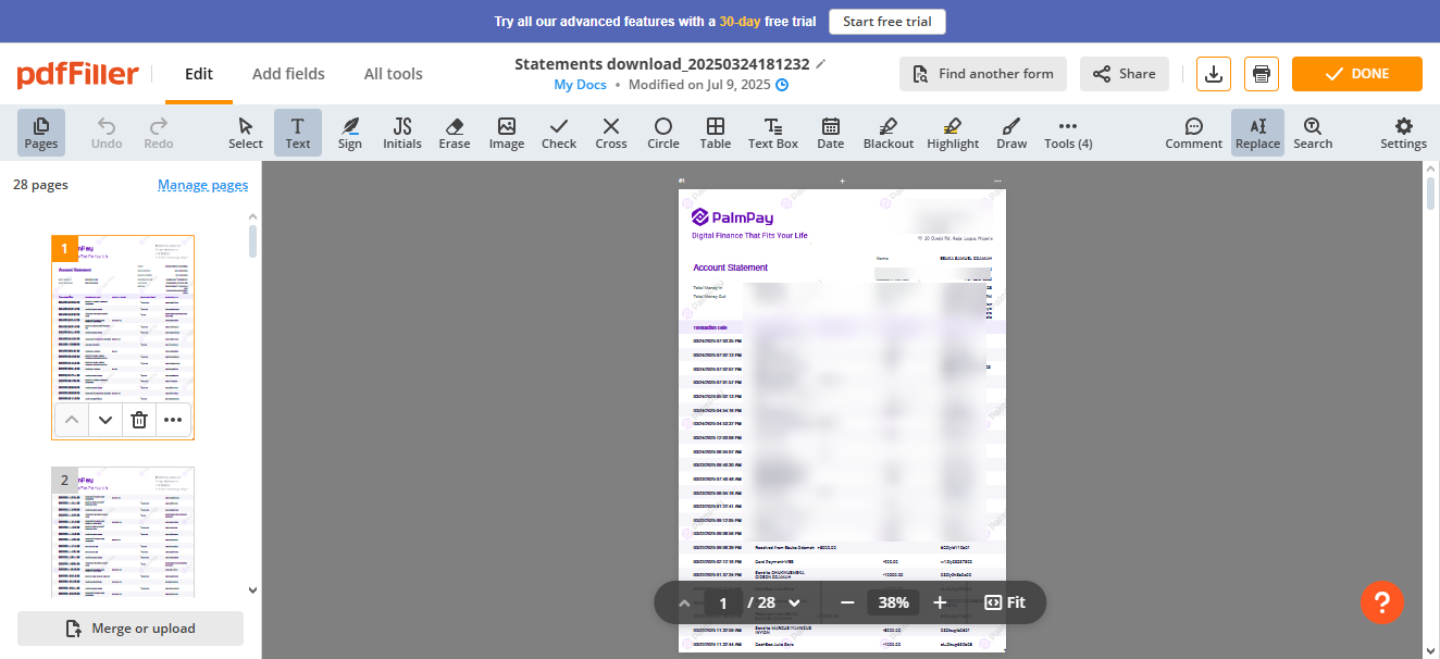 PDF Filler