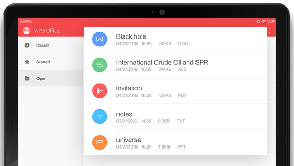 WPS office app