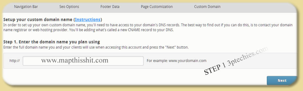 custom domain name for empower network