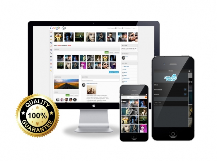 google plus go theme for oxwall