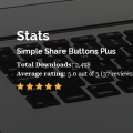 simple share button plus social media plugin for wordpress